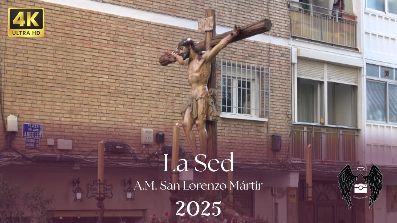 (4k) Procesión Santísimo Cristo de la Sed - Málaga 2025 - AM. San Lorenzo Mártir.