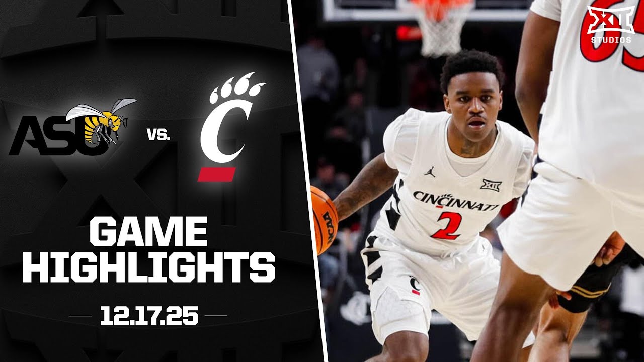 Alabama State vs. Cincinnati Game Highlights | 2025-26 Big 12 Men&rsquo;s Basketball
