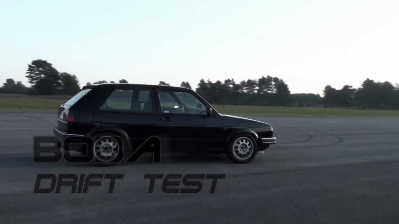 VW Golf MK2 AWD 800HP DRIFT TEST