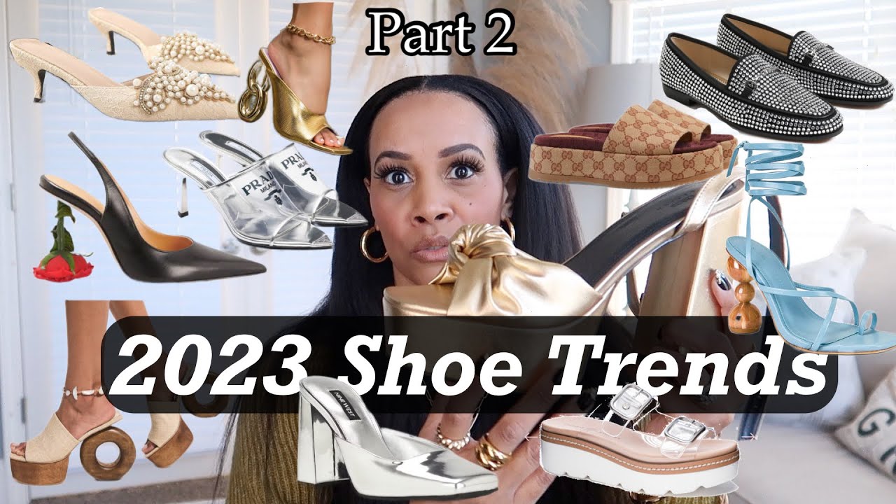 2023 SHOE TRENDS I'm loving Part 2 | Shoe trends to try for Women + How to Style |  Crystal Momon
