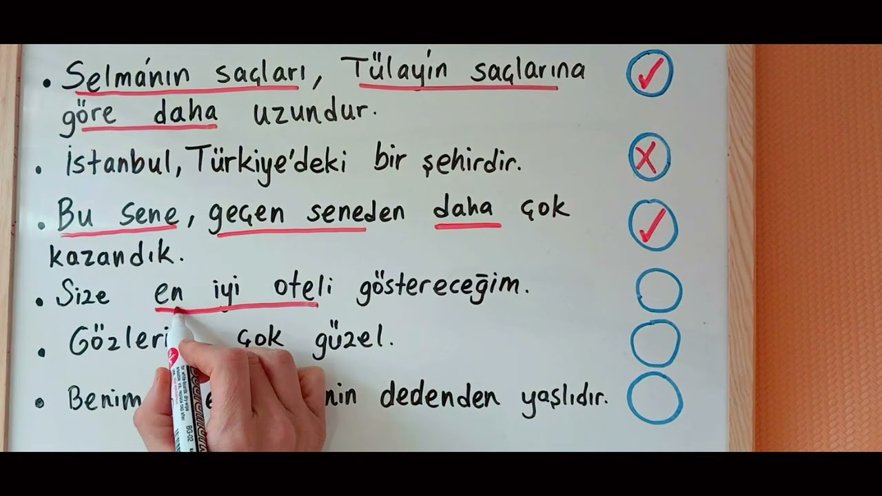TÜRKÇE ÇOK KULLANILAN KARŞILAŞTIRMA CÜMLELERİ