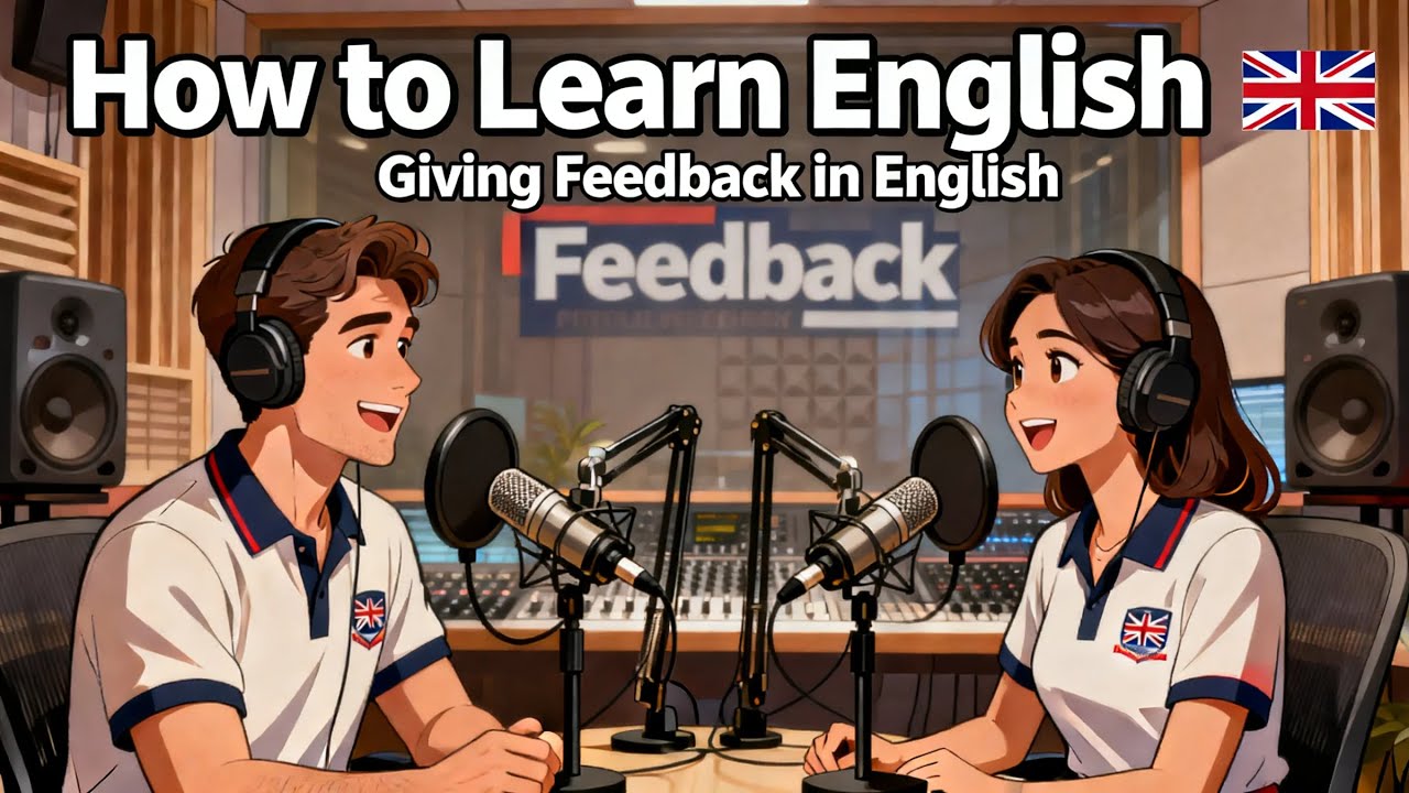 How to Learn English | Giving Feedback in English | Listening English Practice | English Speaking