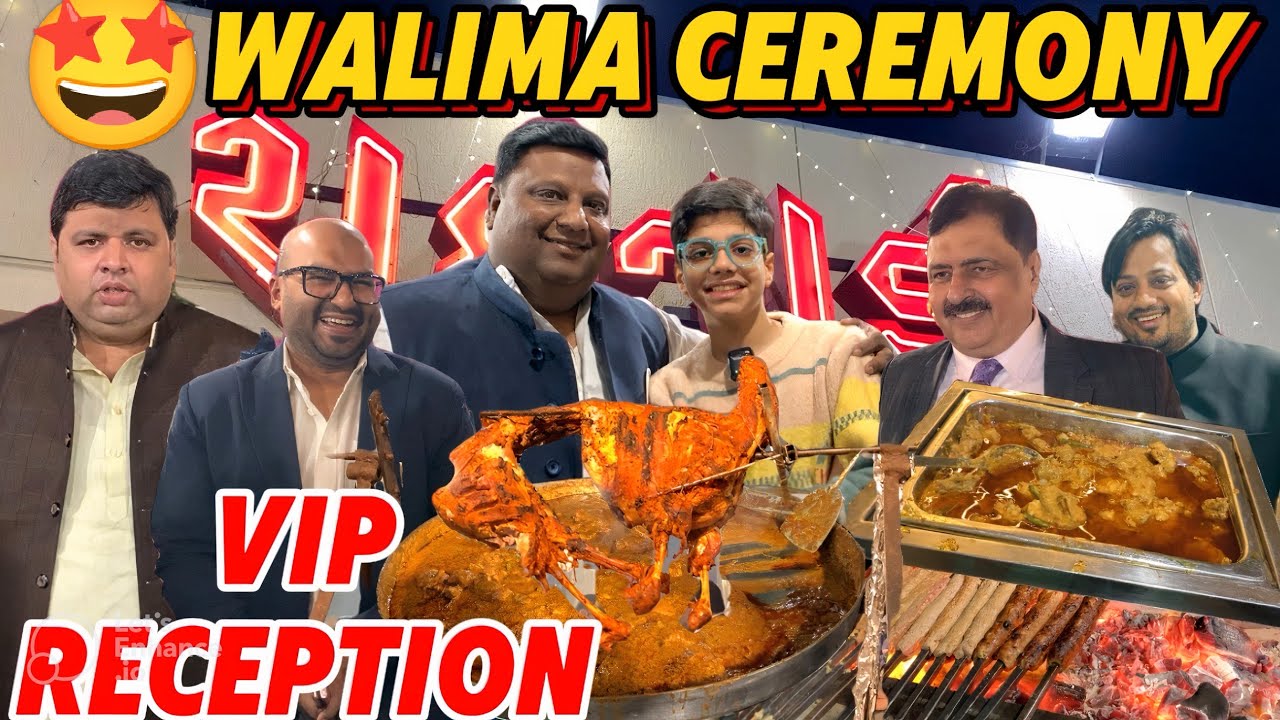 VIP Walima Ceremony at Shehnai Banquet New Delhi | Delhi Wedding Food |