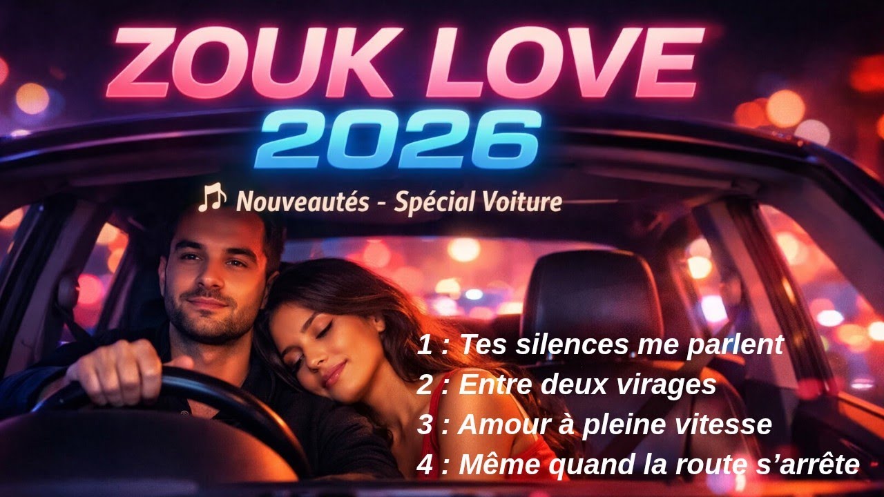 Zouk Love Driving at Night  | Smooth & Romantic Zouk Love Vibes