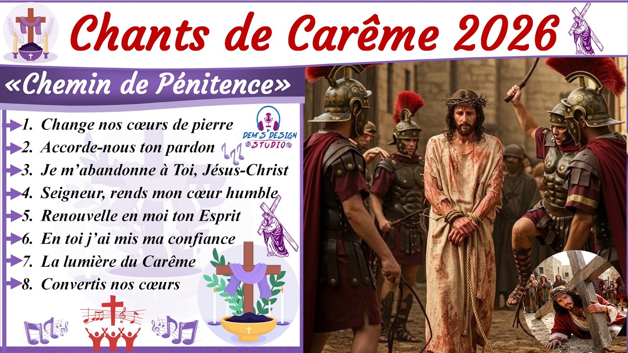 🎵🙏 Chants méditatifs pour le Temps de Carême ✝️ | Carême 2026 – « Seigneur, garde mon Âme » ✨🙏