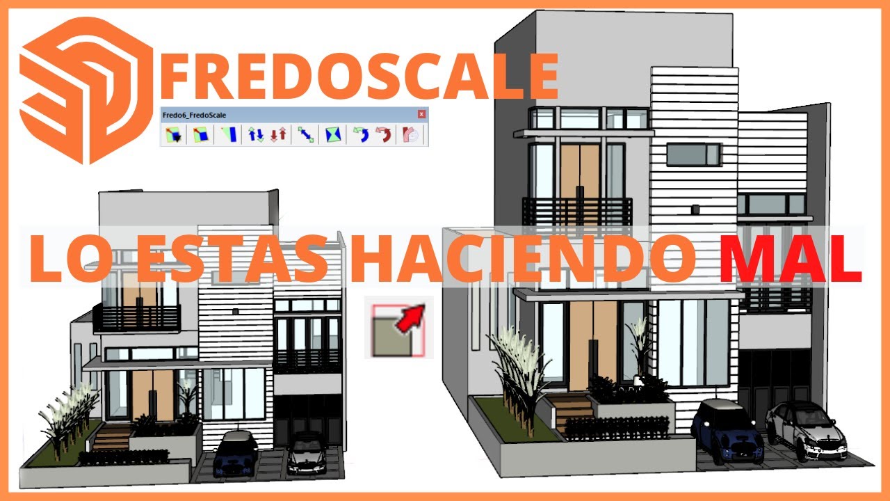 FredoScale para Sketchup 2023 - Los mejores plugins para Sketchup