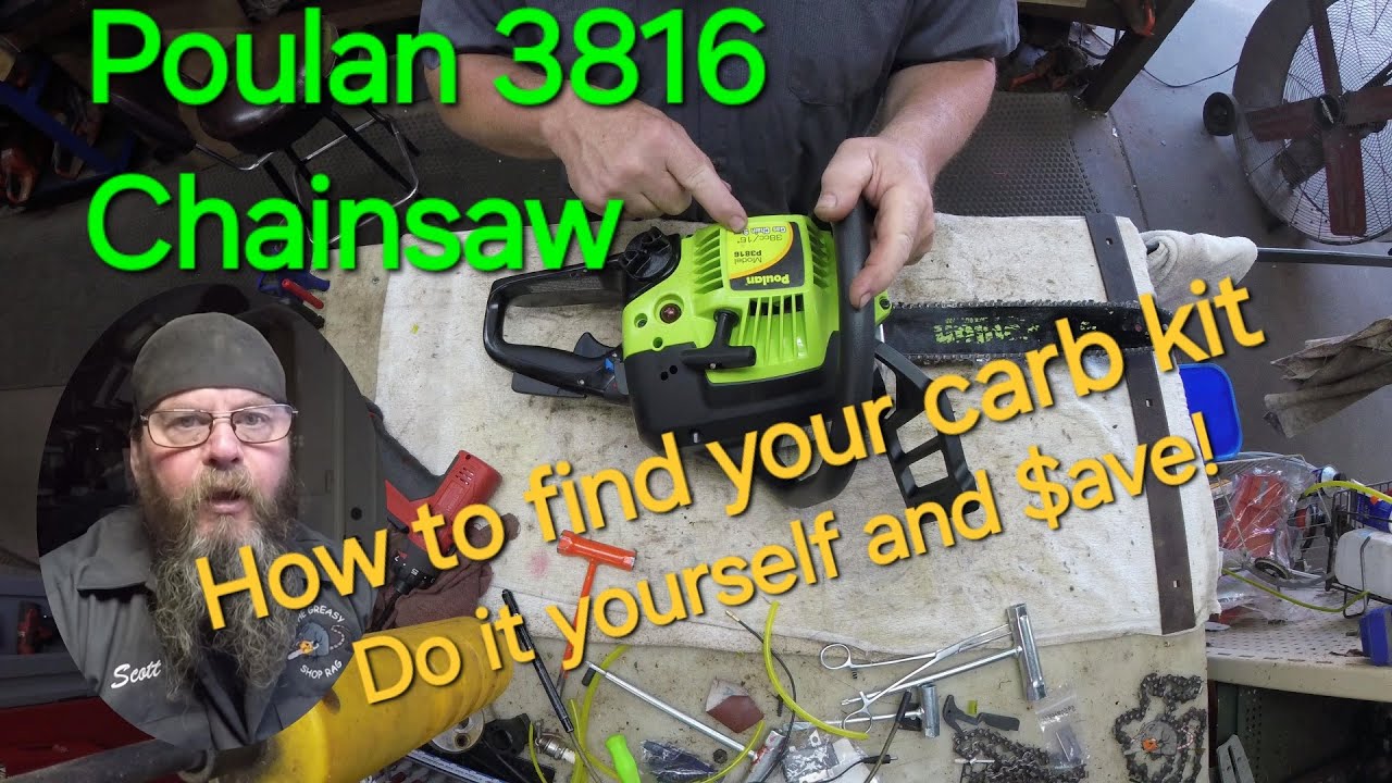 Poulan 3816 Chainsaw-How To Refresh The Carb