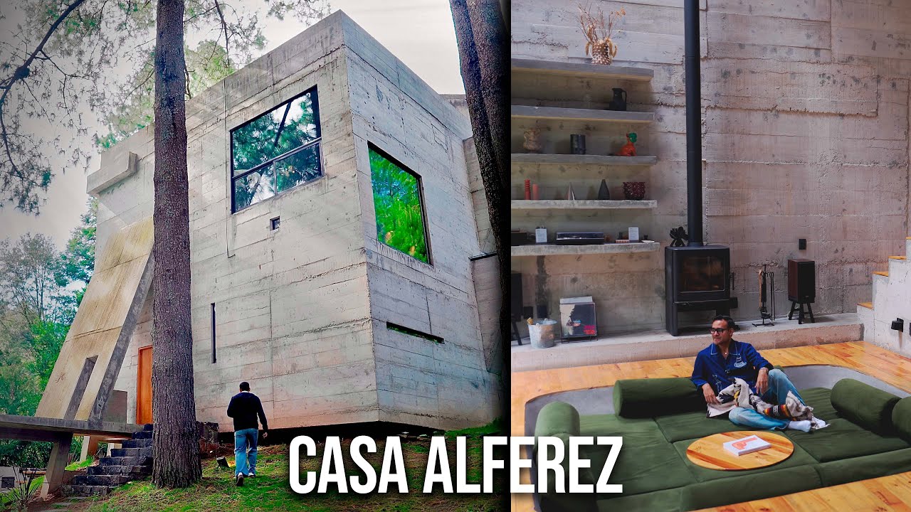 24 часа в брутальном домике в лесу Мехико | Casa Alferez