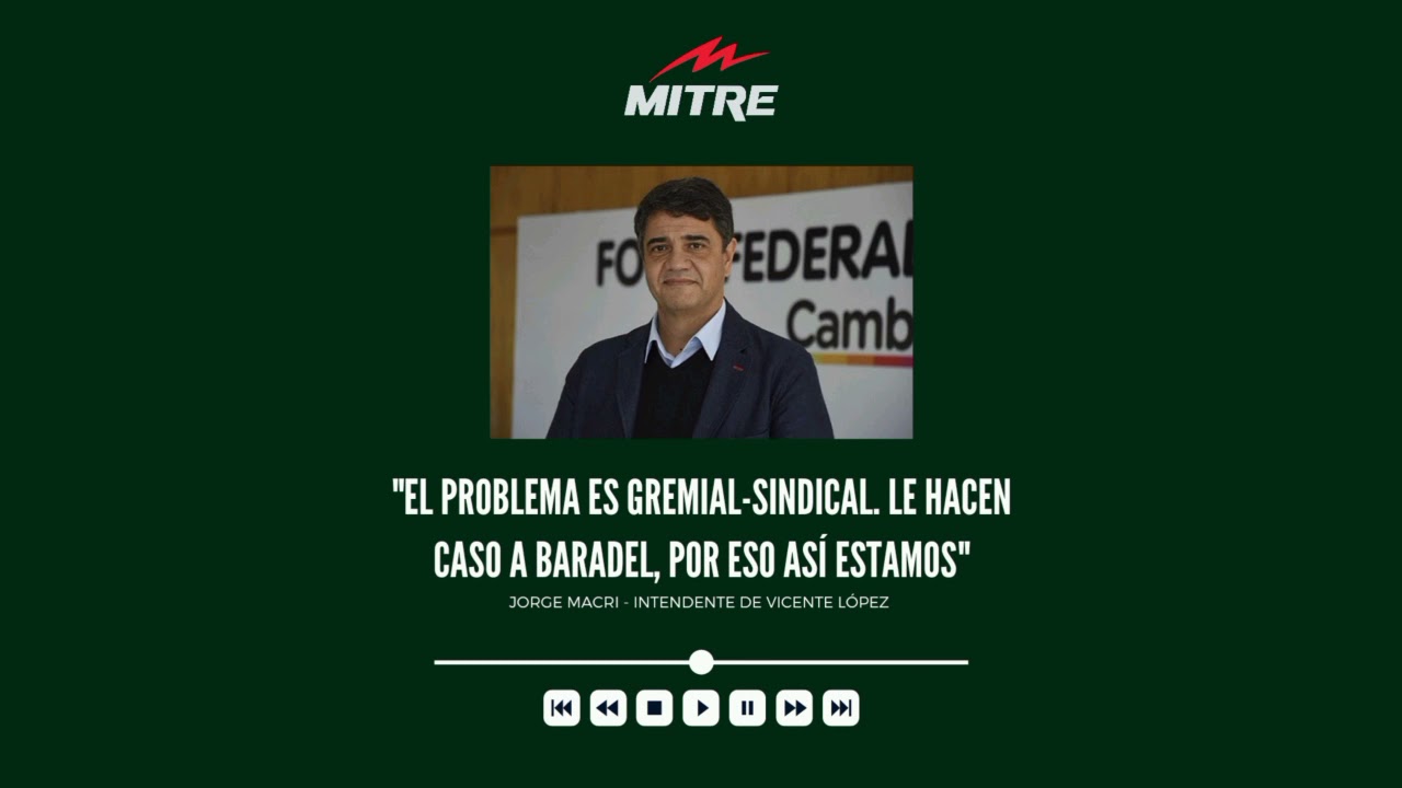 NOTA A JORGE MACRI EN LA PREVIA - RADIO MITRE