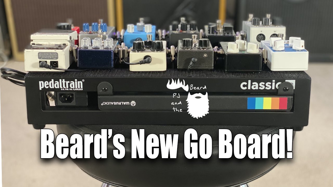 Beard's new Pedaltrain Classic Junior go board!