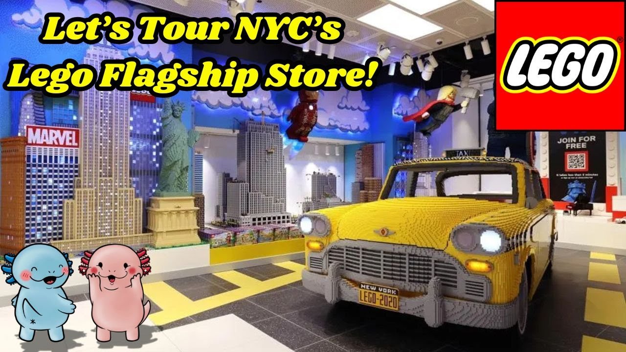 Flagship LEGO Store Tour In New York City! (4k)