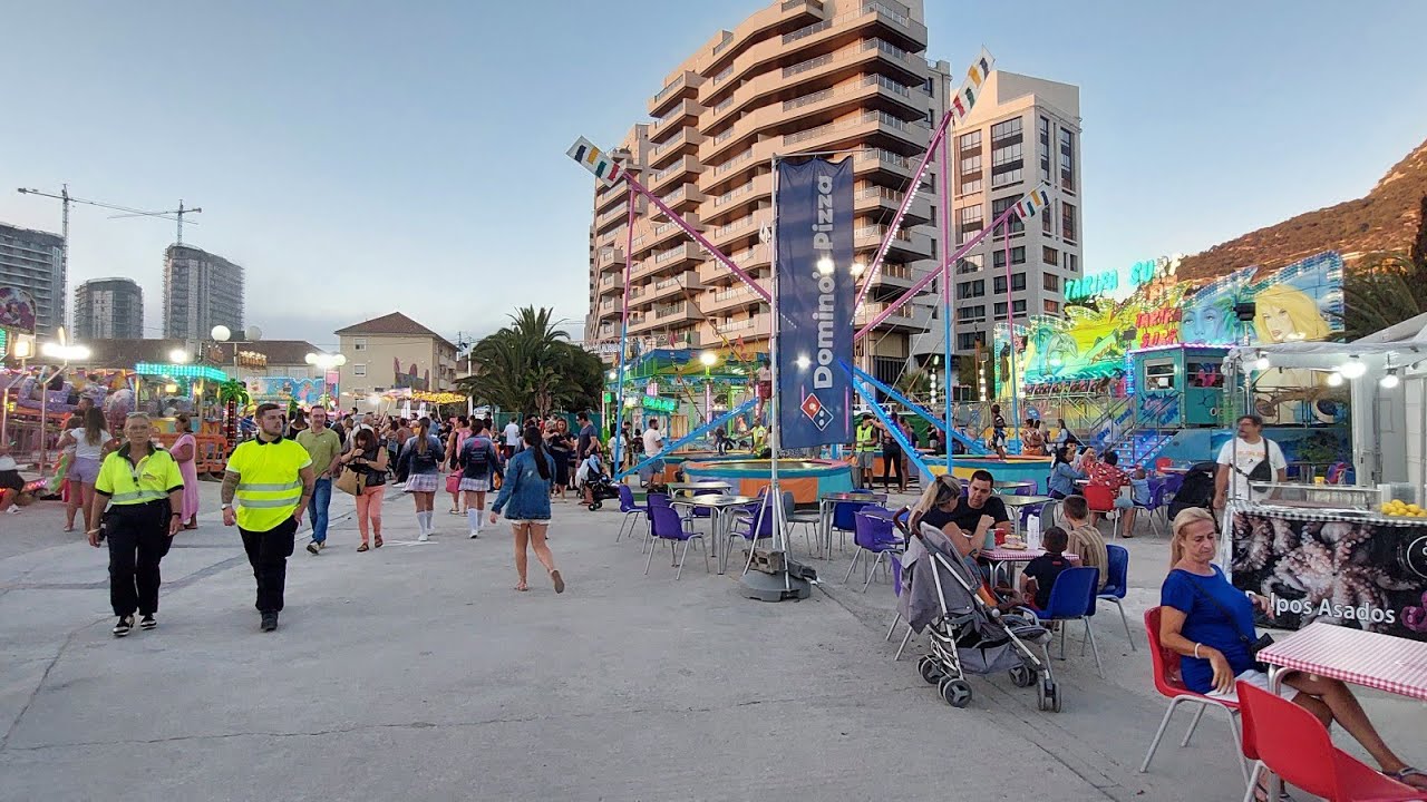 Gibraltar - The Gibraltar Fair. First time in 3 years. Filmed 22nd August 2022