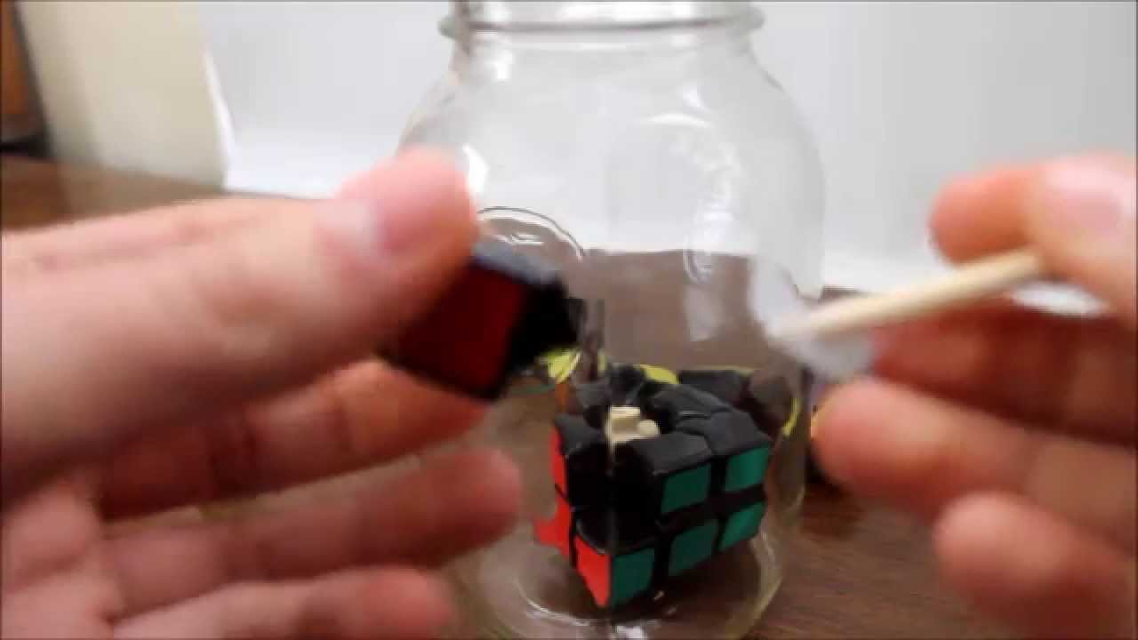 How to make a Cube in a bottle (
