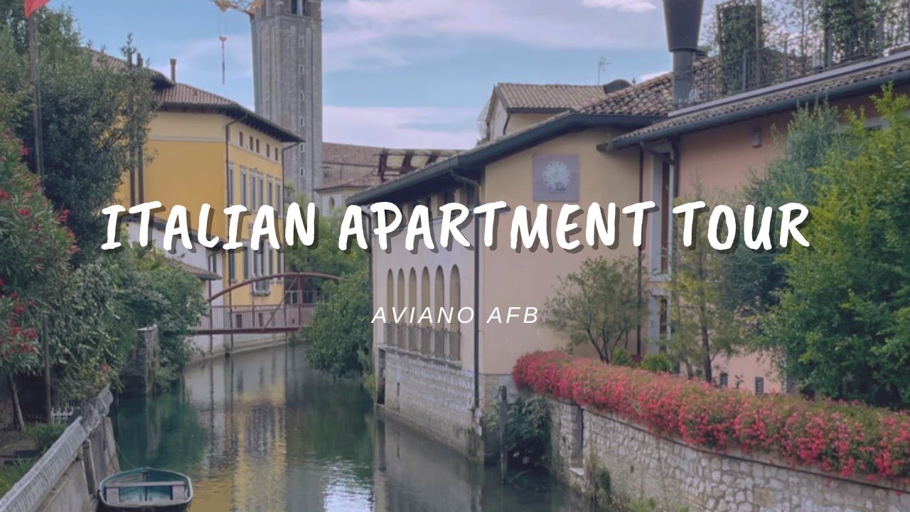 AVIANO AIR BASE OFF BASE HOUSING  |  AVIANO, ITALY APARTMENT TOUR   |  ITALIAN APARTMENT TOUR
