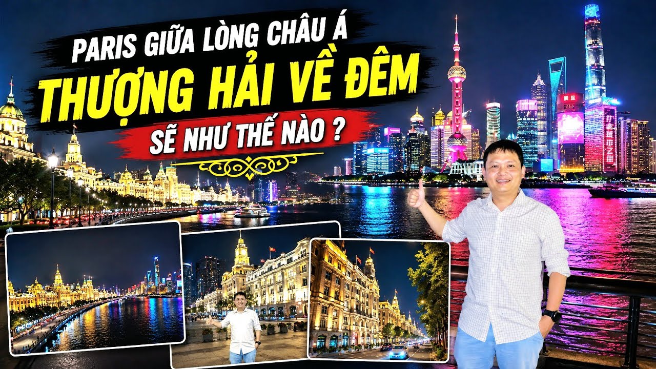 Paris Châu Á - Thượng Hải Về Đêm #songanh #travel #shanghai #china #asia #paris 