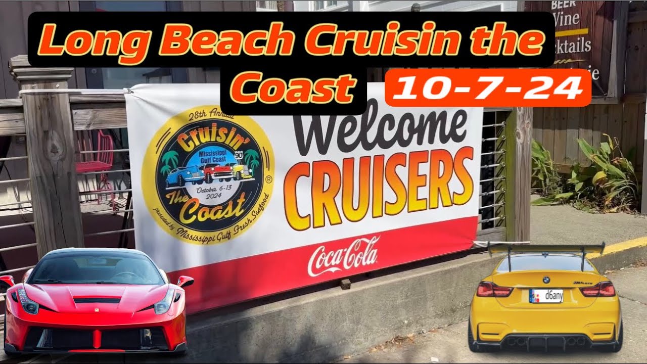 Long Beach MS CRUISIN the COAST event 10-7-24 🚘🚍