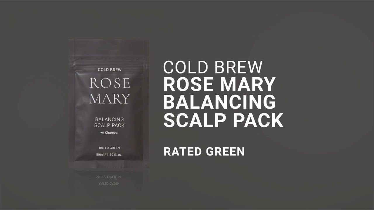 RATED GREEN | COLD BREW 'ROSEMARY BALANCING' SCALP PACK (Eng)