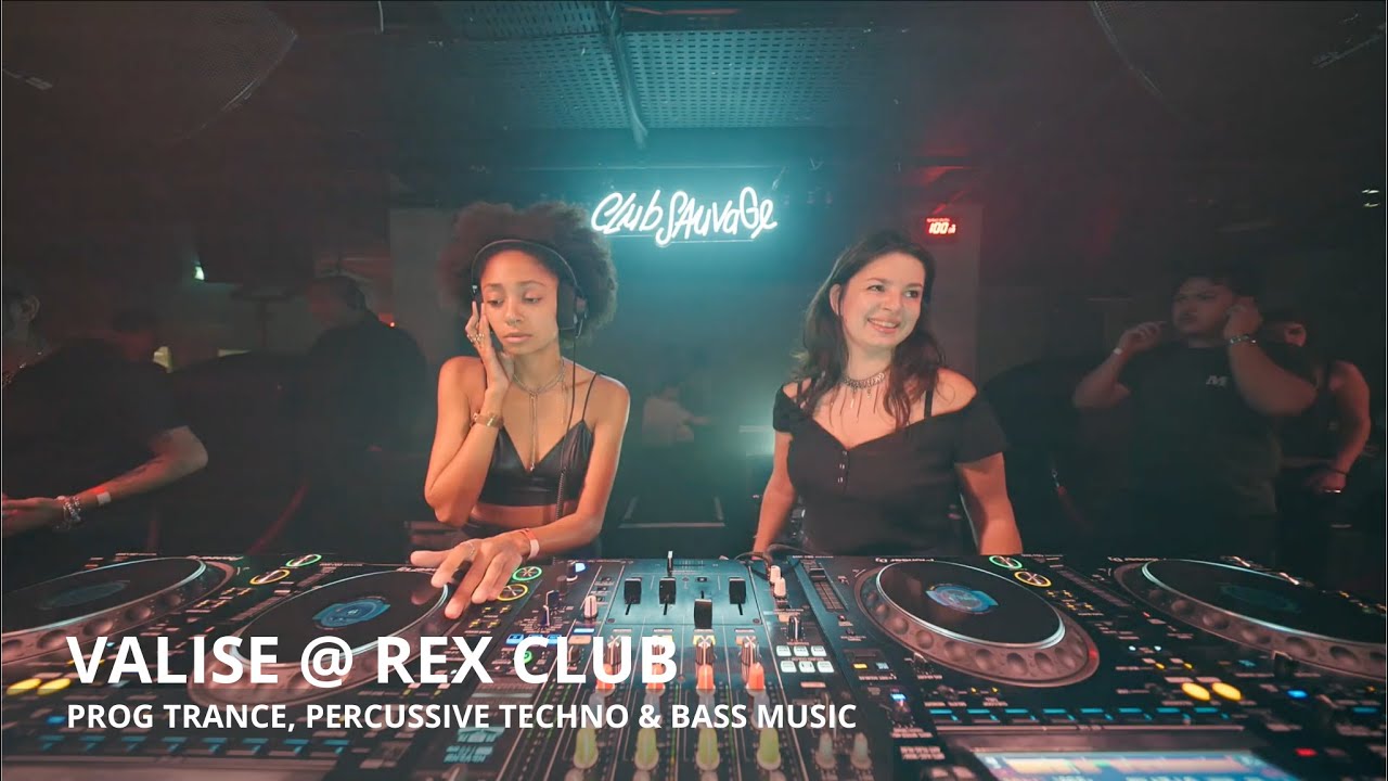 VALISE @ REX CLUB (Club Sauvage) | Prog Trance, Percussive Techno & Bass Music