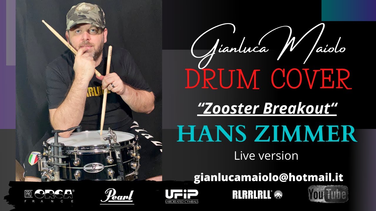 Zooster Breakout - Hans Zimmer drum cover (live version)