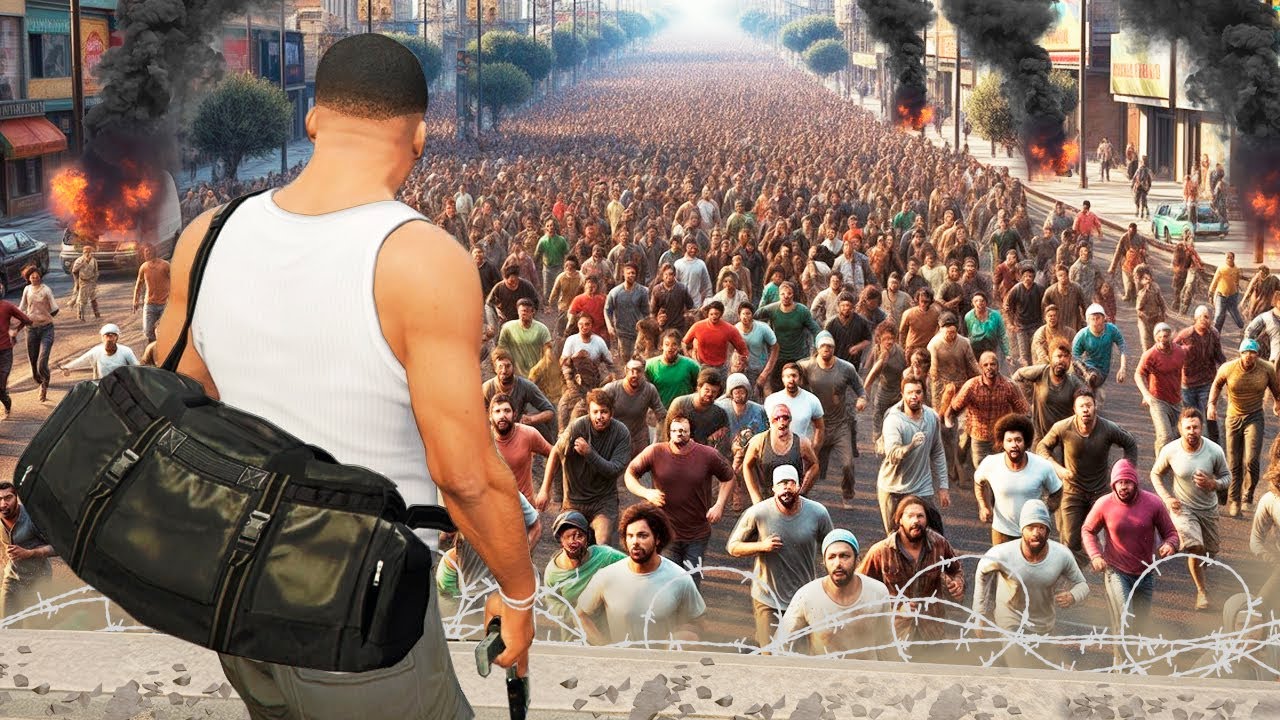 La CASA de MICHAEL es una BASE ANTI ZOMBIE en GTA 5!