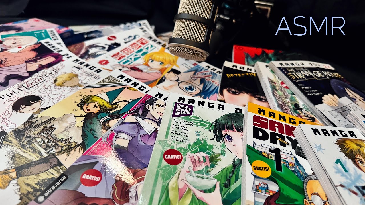 Manga Day 2024 Haul | Book Tapping ASMR