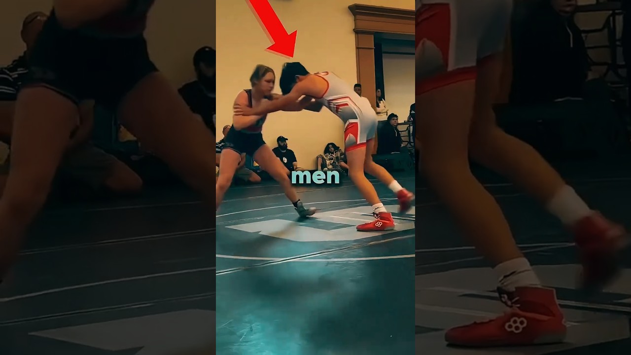 Boy Hesitates to Fight Girl in Wrestling&hellip; His Reason Will Melt Your Heart ❤️🤼 #shorts