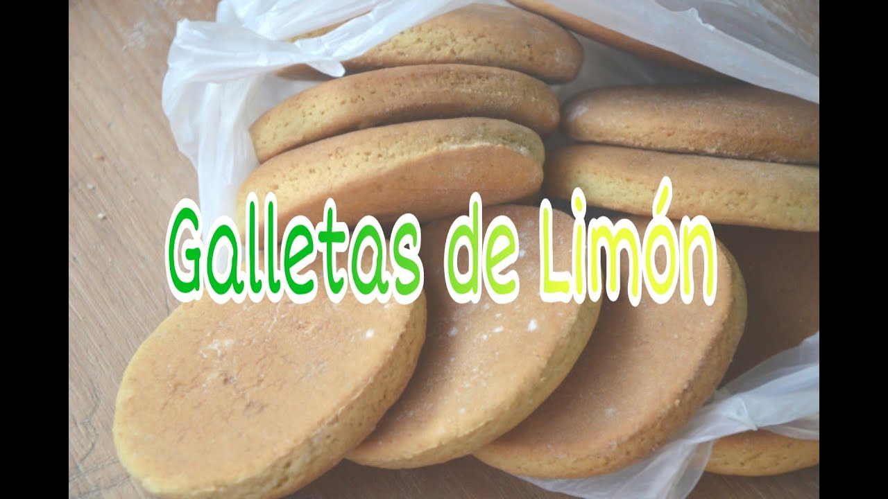 Como hacer Galletas de Lim&oacute;n Caseras