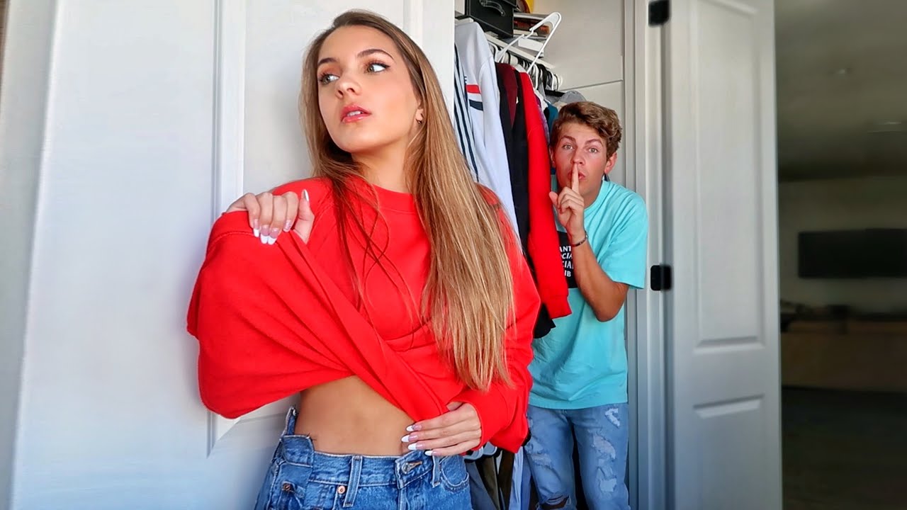 I Spent the Night in my Crush's House & She had No Idea... (24 Hour Challenge)
