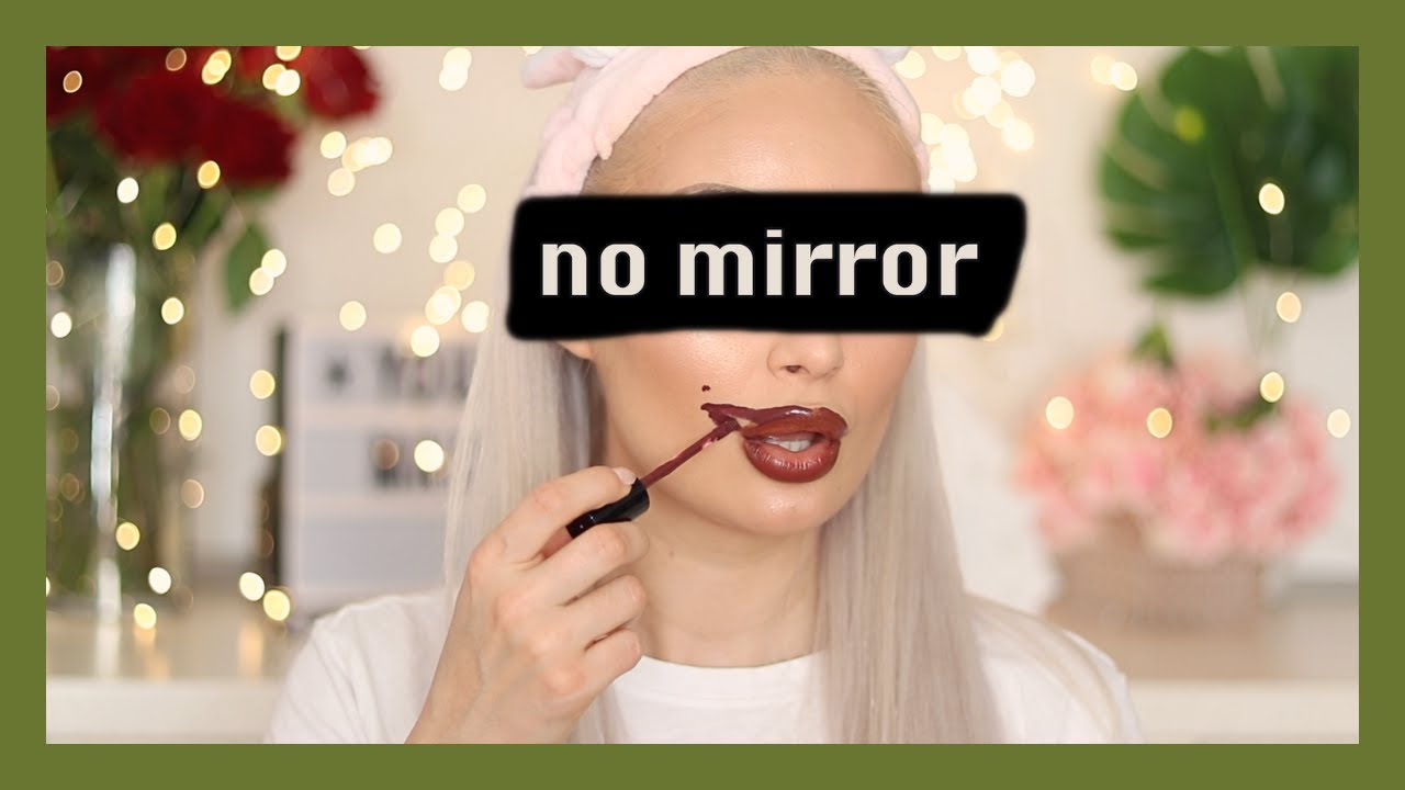 Ma machiez fara oglinda | NO MIRROR MAKEUP CHALLENGE