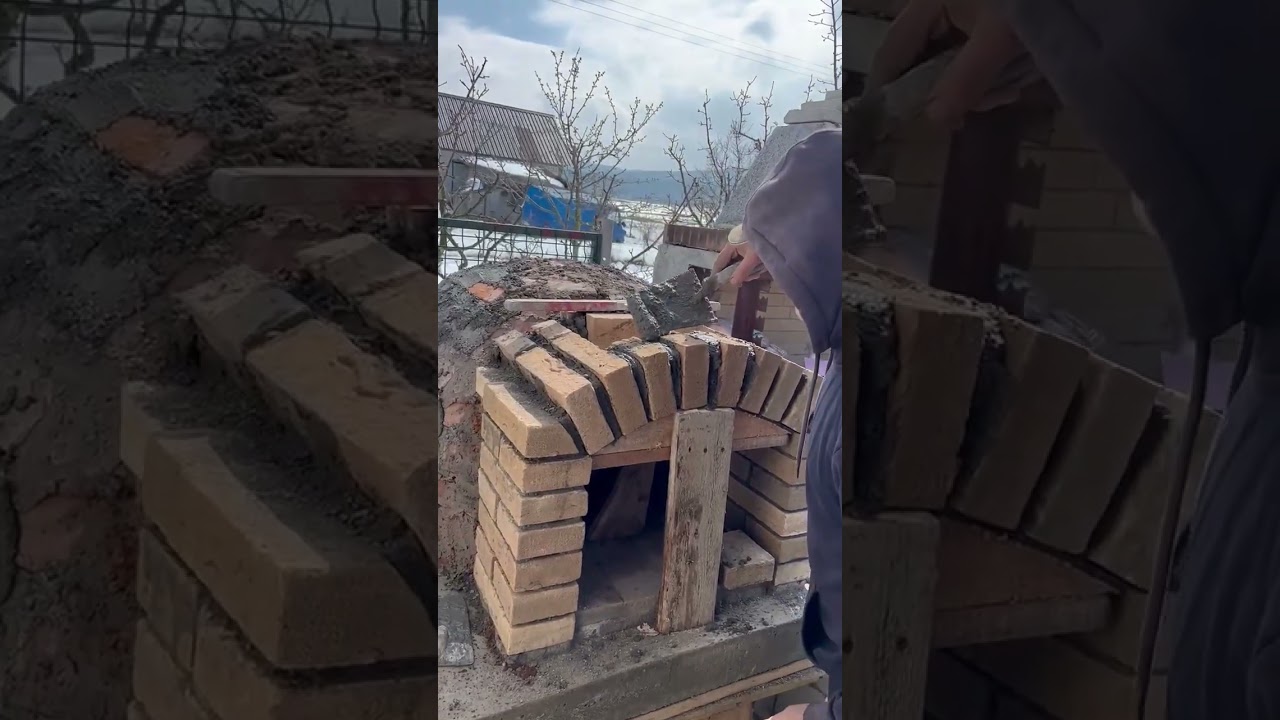 Constructie cuptor traditional pe lemne