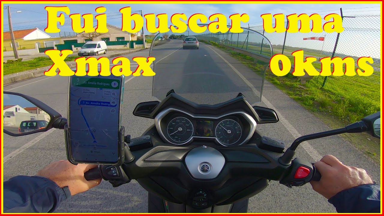 Fui buscar uma Yamaha Xmax 0kms