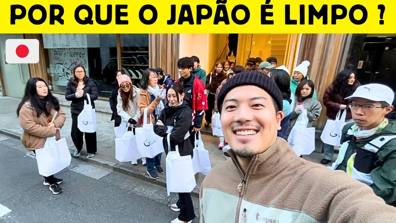 Por que acordamos às 6h para limpar as ruas do Japão?