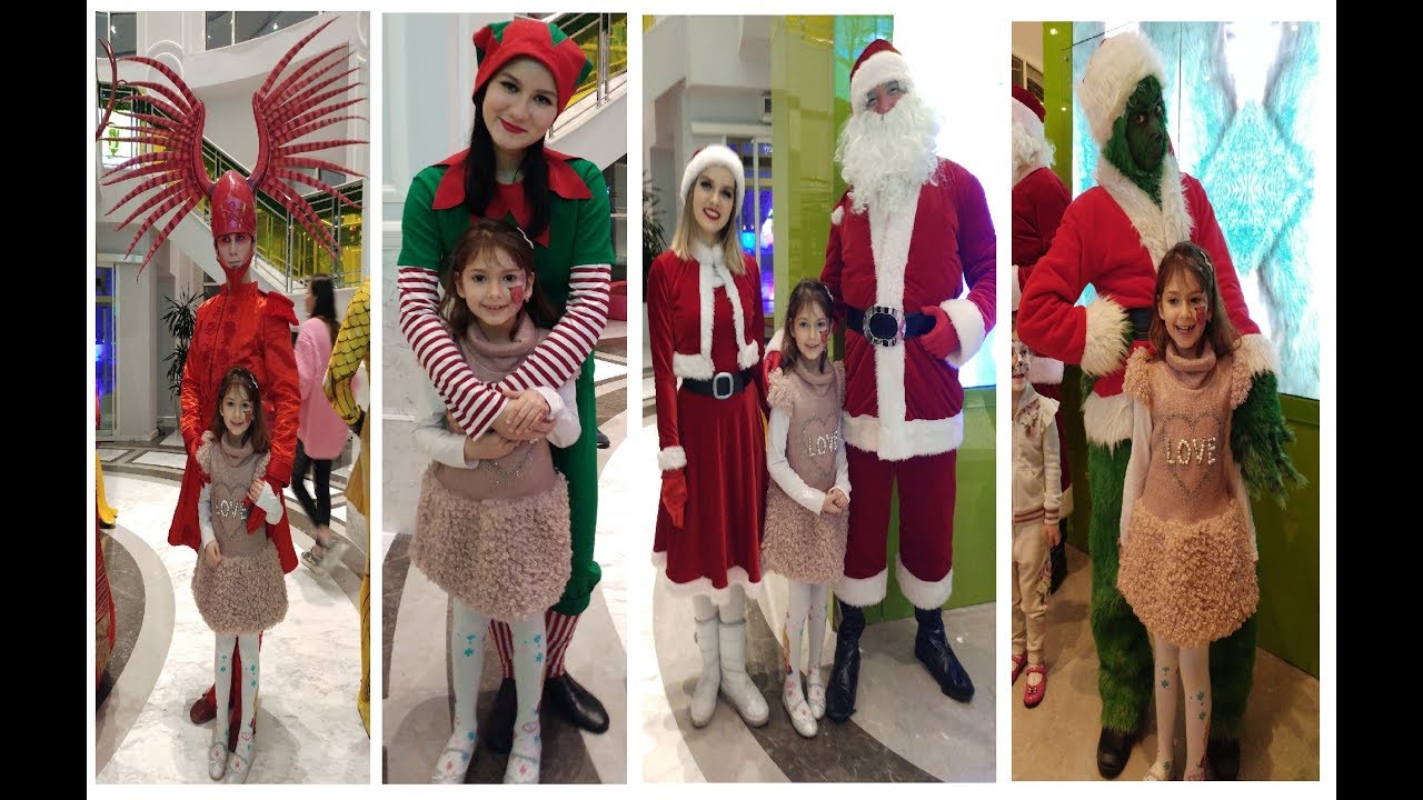 THE LAND OF LEGENDS HOTELDE AKŞAM YEMEĞİ KAYIKLA GRİNCH İLE  KOSTÜM SHOW ELİF KINA YAPTIRDI