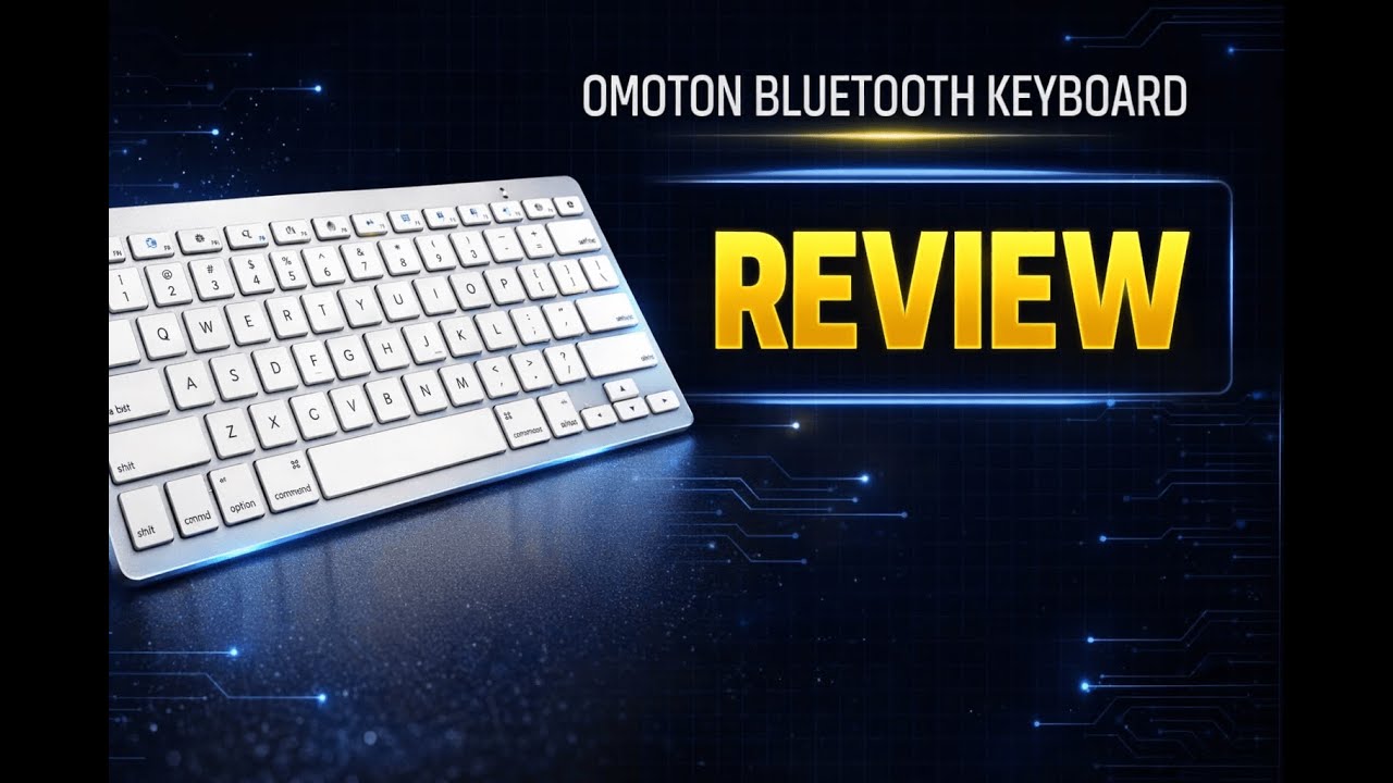 Review - OMOTON Bluetooth Keyboard Compatible with iPad 10th Generation, iPad 10.2 (9th/8