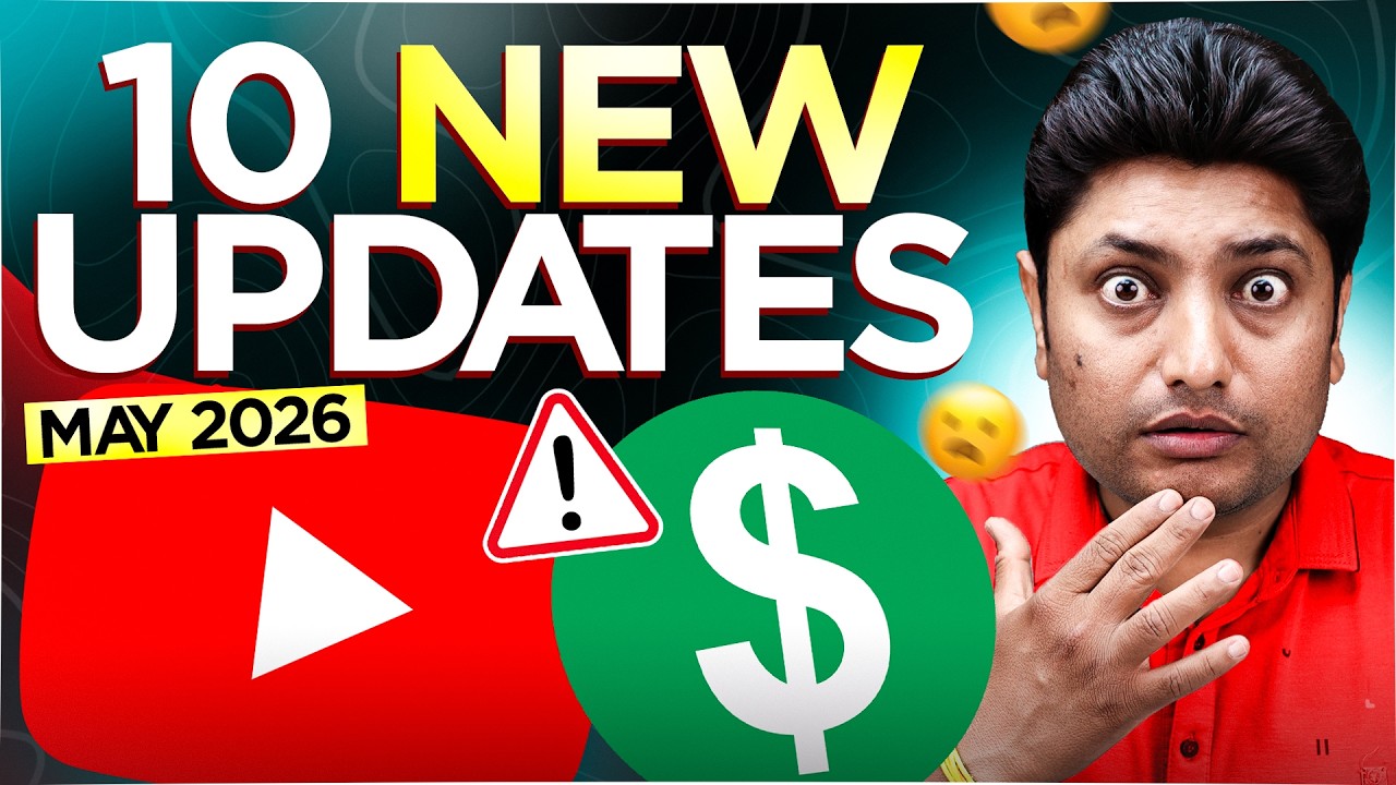10 New YouTube Updates May 2026 | Major Changes Every Creator Must Know