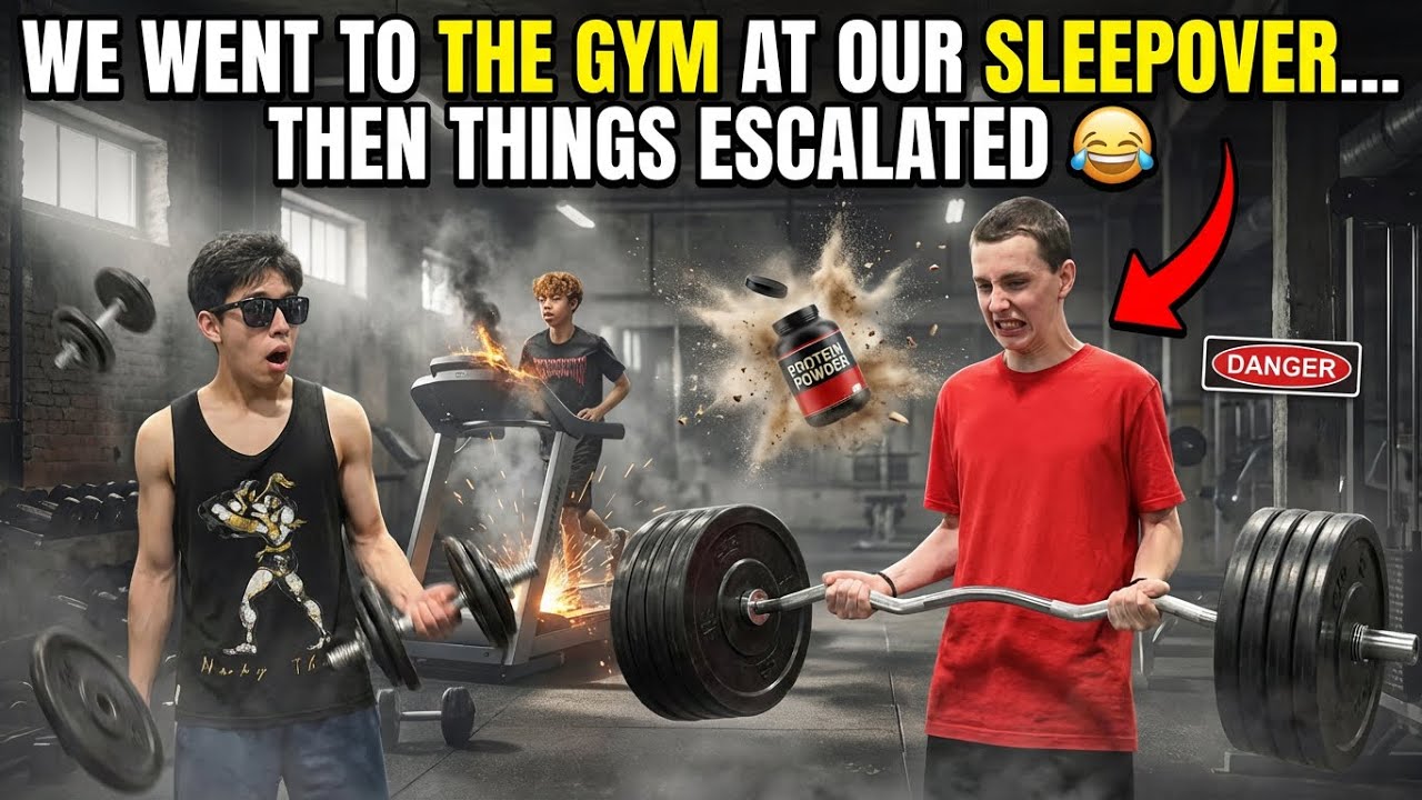 Our Sleepover Turned Into a Gym Fight…