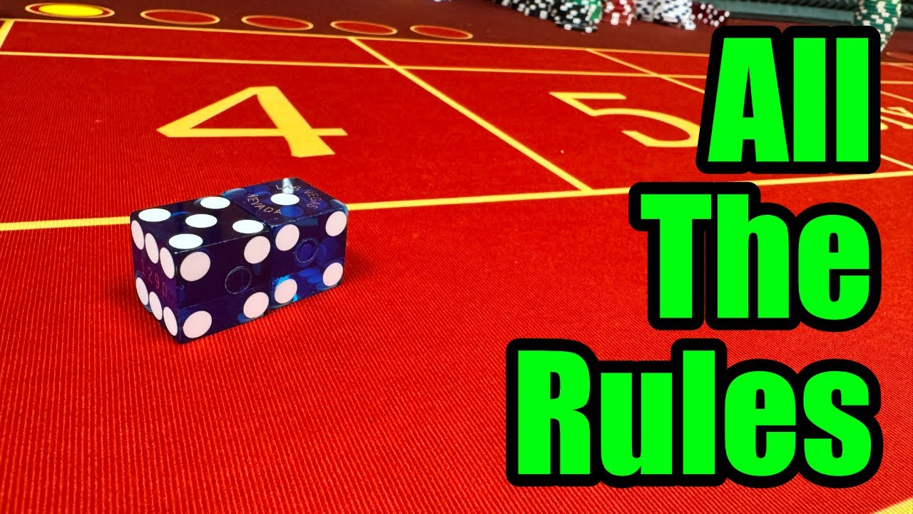 Shooter and Dice Rules by 30+ Craps Dealer