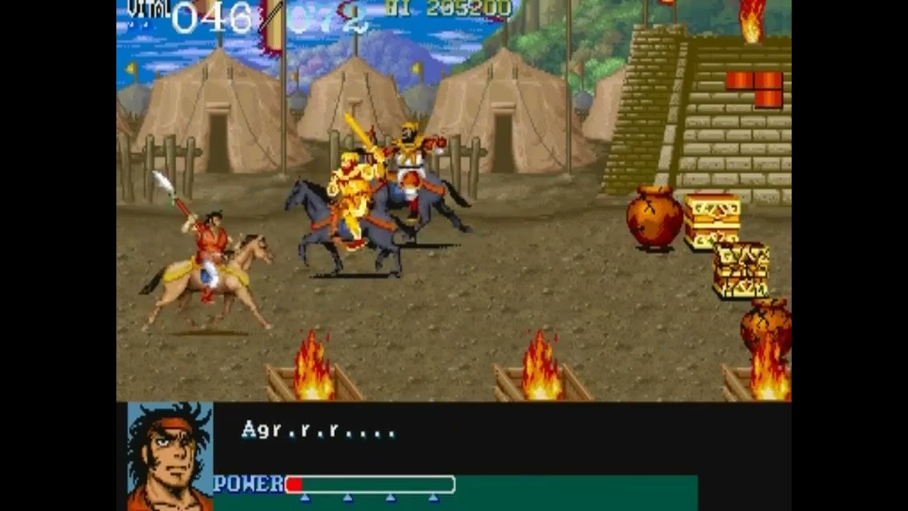 Dynasty Wars (Arcade) Chung Tao Boss Battle