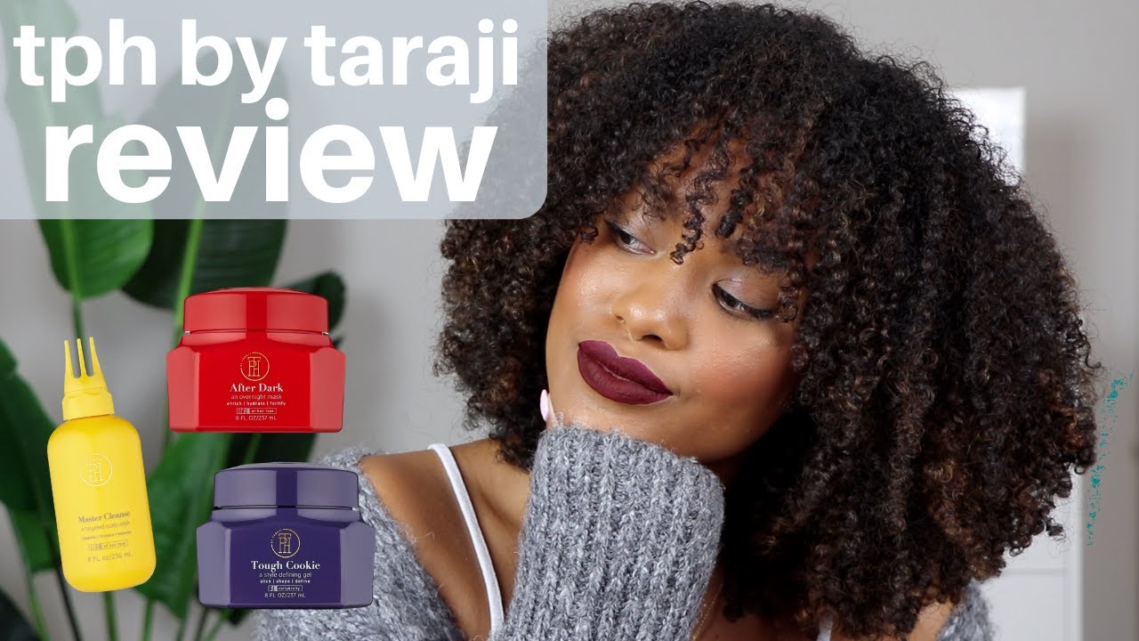 TPH by Taraji wash n go + DETAILED review || new natural hair products