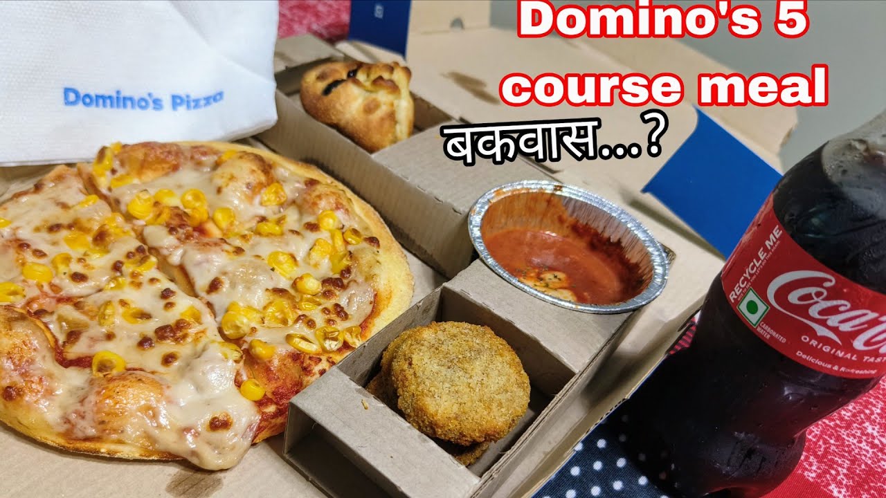 Domino's 5 Course Meal Review Video