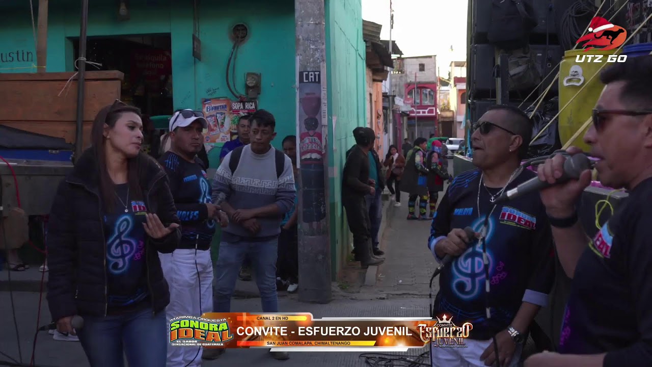 Marimba Orquesta Sonora Ideal - Camionazo - Convite Esfuerzo Juvenil Comalapa