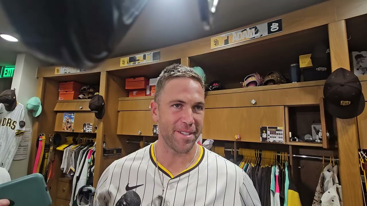 Padres reliever Jason Adam discussed his season-ending injury and not being part of the playoff puah