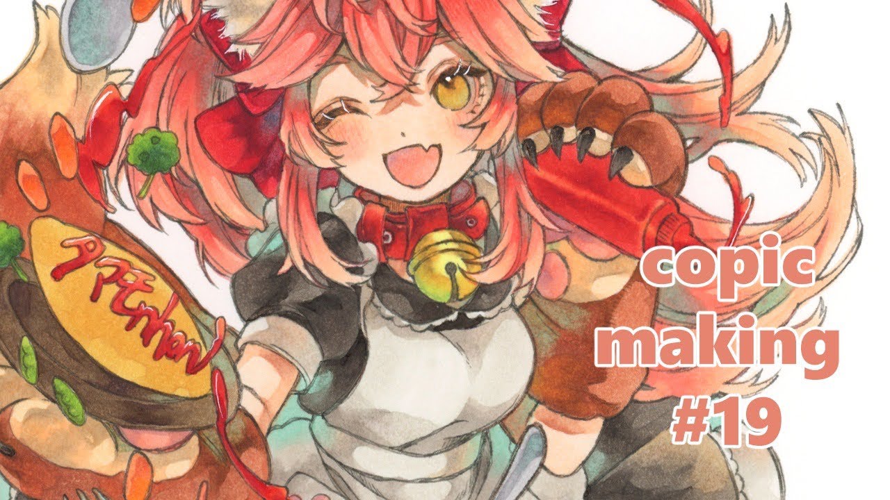 copic making #19 FGO/タマモキャット【コピックメイキング】