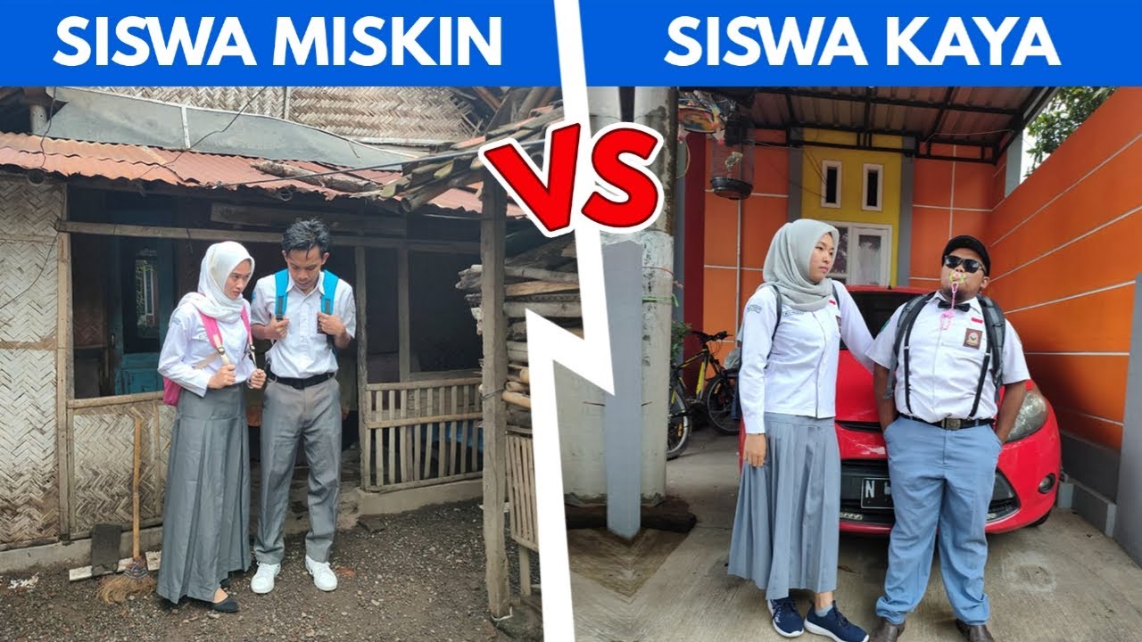 SISWA MISKIN VS SISWA KAYA ! AWALNYA DIHINA SETELAH TAU KEADAANNYA, SEMUA TEMANNYA SYOK