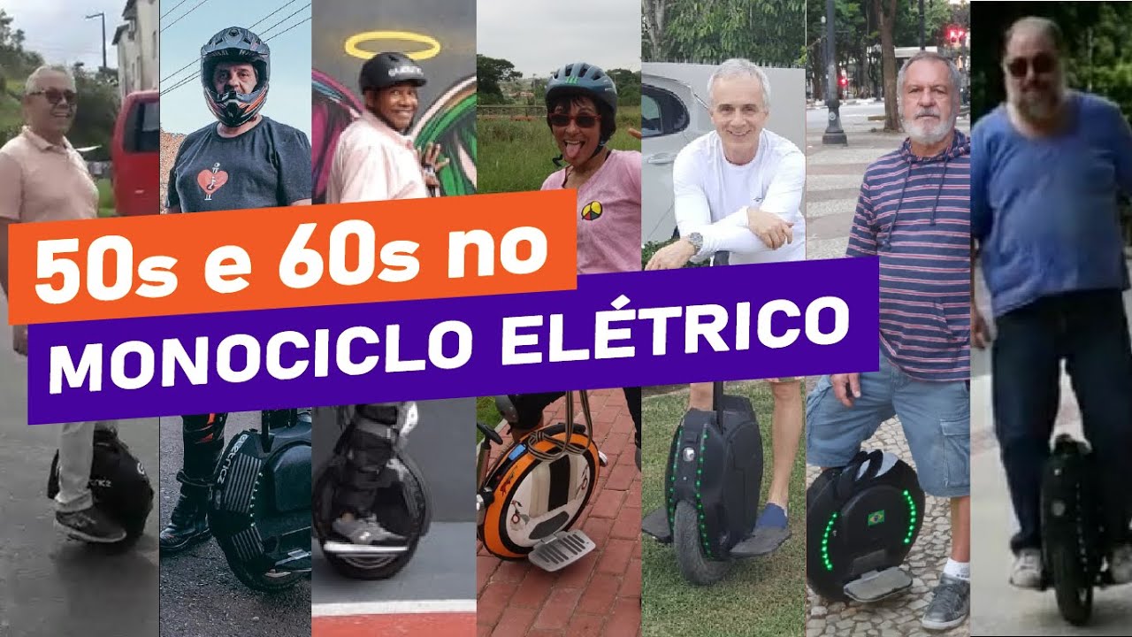 Monociclo elétrico - Liberdade não tem idade