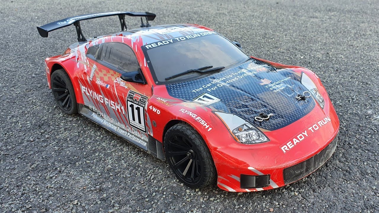 Himoto - Flying Fish - Porsche Carrera 911 - Brushless - Onroad  Drift - Car 1/10