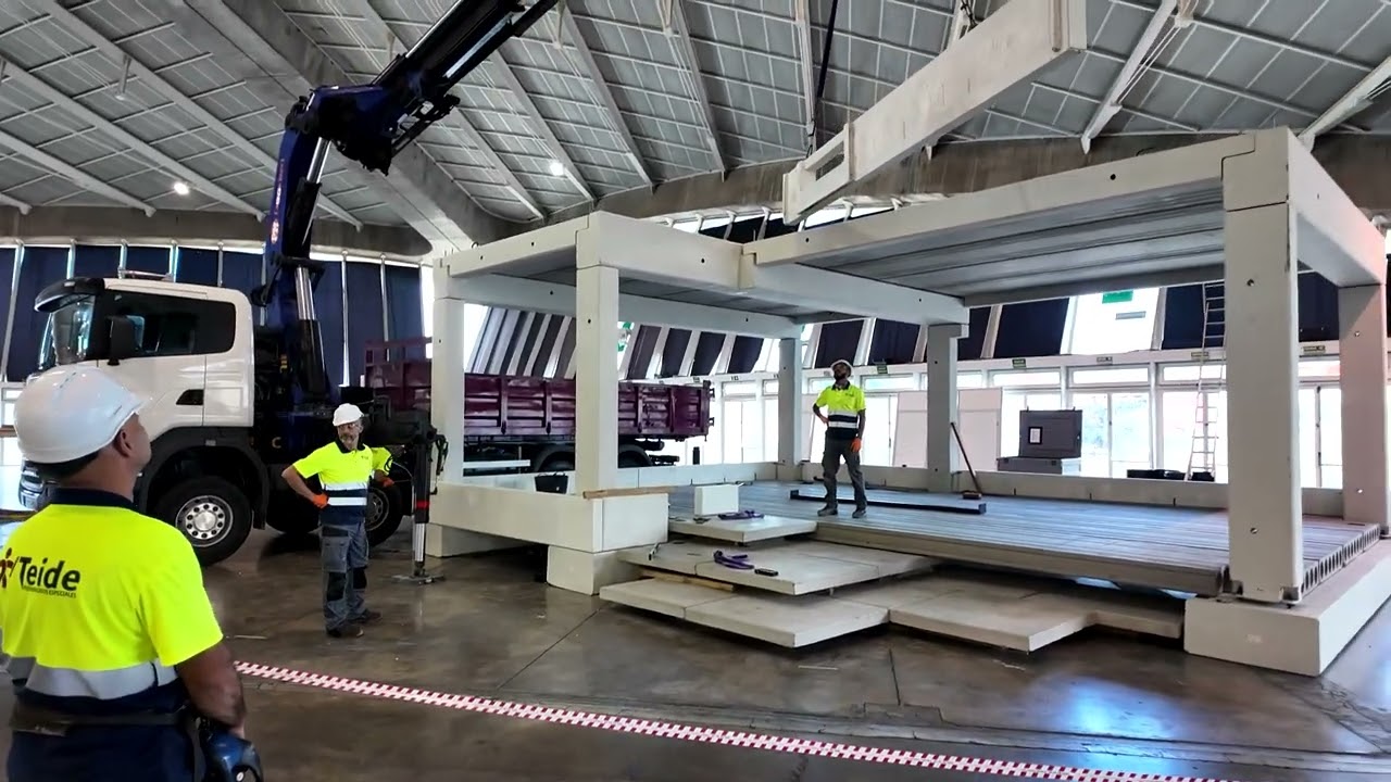 Montaje TM3 en el Recinto Ferial de Tenerife para 𝐂𝐨𝐧𝐬𝐭𝐫𝐮𝐲𝐞 - 𝐂𝐨𝐧𝐬𝐭𝐫𝐮𝐜𝐜𝐢𝐨́𝐧 𝐌𝐨𝐝𝐞𝐫𝐧𝐚 2025