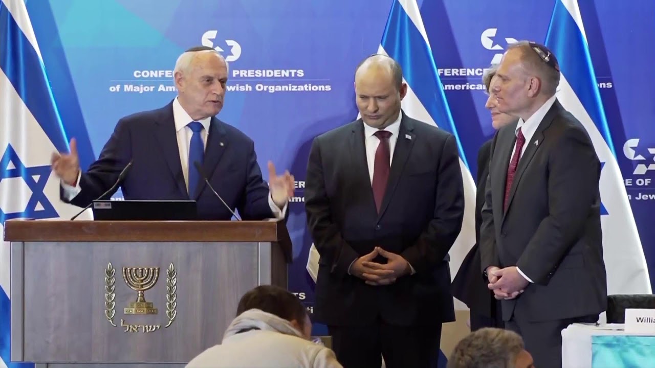 PM Bennett Addresses the Conference of Presidents of Major American Jewish Organizations