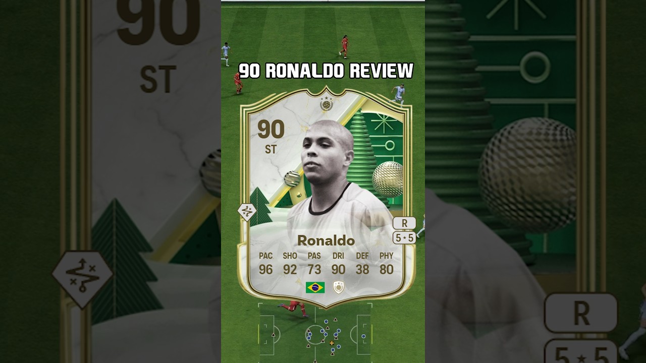 90 Ronaldo Review in EA Sports FC 25 #shorts #short #fc25 #eafc25 #winterwildcards #ronaldo #fifa