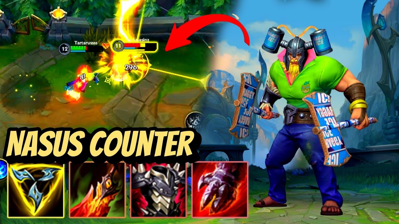 OLAF WILD RIFT TOP | BULLYING NASUS OUT OF THE GAME